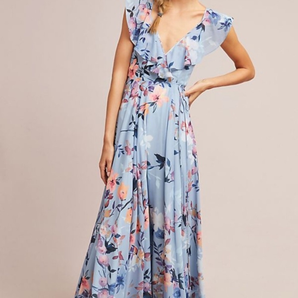 Yuki Kim full bloom maxi dress, xs